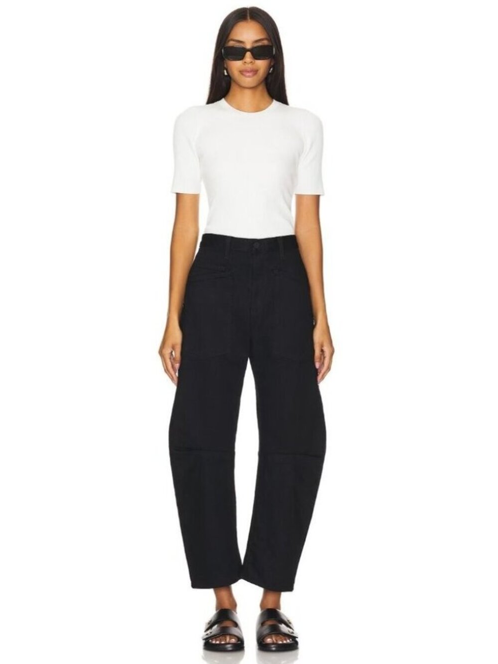 Nili Lotan Shon Black Jeans 25 - Picture 6 of 13